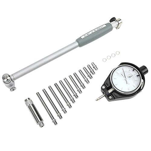 Extender Dial Bore Set 26 Zoll x 0,001 Zoll, Messuhr für Messbohrung Werkzeugstahl Edelstahl, Imperial Messgerät mit Präzisionsmesser, Bohrungsmessung Werkzeug