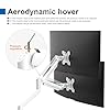 GRIFEMA GB2003W-1 Single Monitor Arm Desk Mount for 13" to 32" Screen, Gas Spring Single Monitor Stand, Weight 2-9KG, Height Adjustable VESA 75 & 100mm, White #5