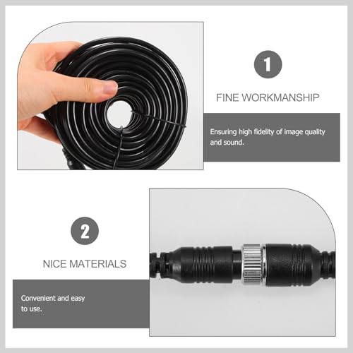 Cable de cámara de visión trasera flexible en PVC para solucionar interferencias de video 5