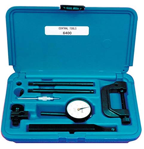 Central Tools 6400 .200" 0-100mm Range Dial Indicator Set by Central Tools - Used condition - US$250.31