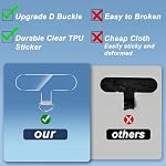 12-Piece Universal Phone Lanyard Patch - No Adhesive, Cell Phone Strap Replacement Part - Image 3