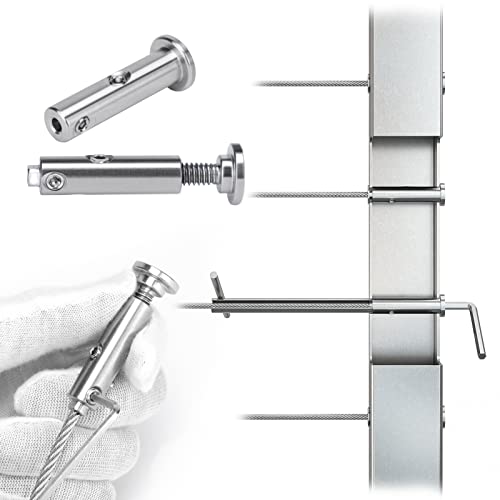 Tendeur invisible pour garde-corps Muzata sans sertissage kit de fixation de câble 3mm