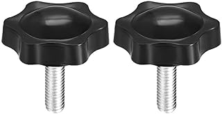 Tool parts Clamping Handle Screw Knobs Star Knob M6 x 18mm Male Thread 2pcs