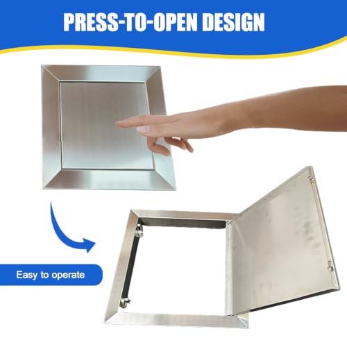 Panneau d'accès facile 60x60 cm et couvercle de trappe pour cloison