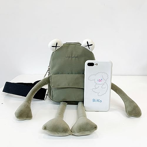 Frog Crossbody Handbags For Women Men Cute Shoulder Bag Nylon Sling Chest Bag Casual Travel Hiking Daypack3