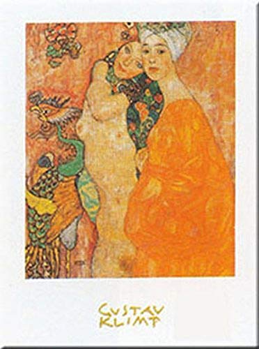 Freunddinnen by Gustav Klimt 20 X 16 Art Print Poster
