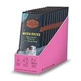 Seattle Chocolate Moon Rocks Milk Chocolate Truffle bar, with Popping Candy, 2.5 Ounce (Pack Of 12)