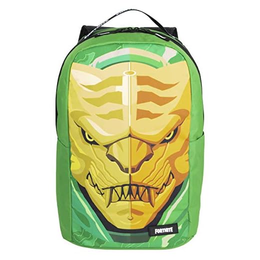 FORTNITE Mochila, Negro/Brillante, Talla Única