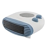 Fan Heater - 2 in 1 Heat And Cool Air Function, 2kw Safe to use Electric Heater Energy Efficient For Home With Adjustable Thermostat, Overheat Protection