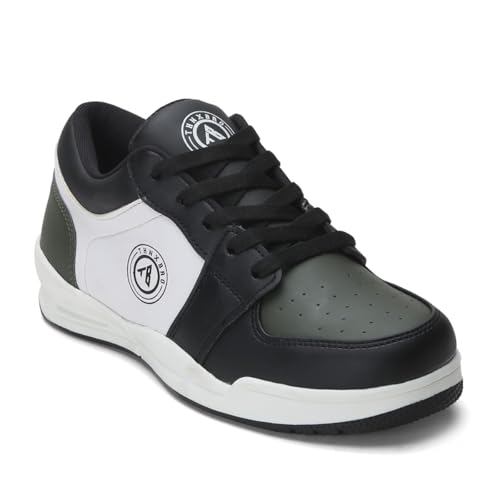 Image of Casual White Sneaker Shoe for Boys Lightweight Polyurethane Upper Lace-Up Shoes for Kid's & Boy's
