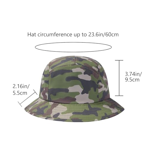 Image of BASSDASH UPF50+ Fishing Bucket Hat for Men Women Lightweight Water Resistant Packable Outdoor Summer Sun Hats FH13