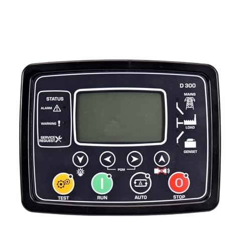 Panel controlador D300 MK2 para grupo electrógeno con módulos compatibles DKG517 y DKG307