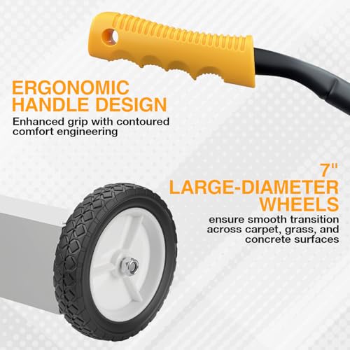 Image of GRENPRO 36 Inch Rolling Magnetic Sweeper with Pickup Tool