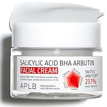 APLB Salicylic Acid BHA Arbutin Facial Cream | SALICYLIC ARBUT CENTM 23.1% 1.86 FL.OZ/Korean Skincare, Deep hydration, Acne & Pore care, Revitalize for gentle and improve skin texture