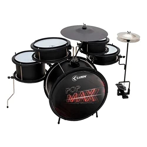 Bateria Infantil Pop Max - Preto Fosco