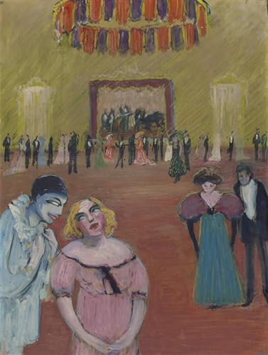 Toile Marianne Von Werefkin 60x90cm | Tableau Scène de bal pour décoration salon