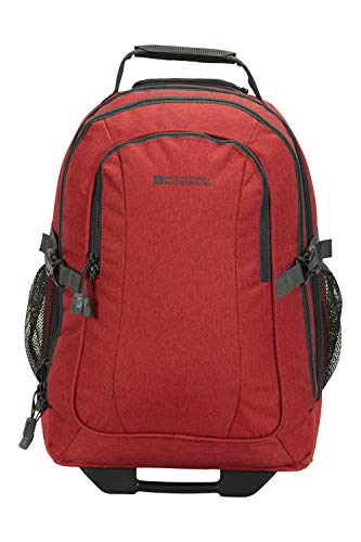 Mountain Warehouse Mochila con Ruedas Voyager de 35 L: Correas traseras Ocultas   Compatible