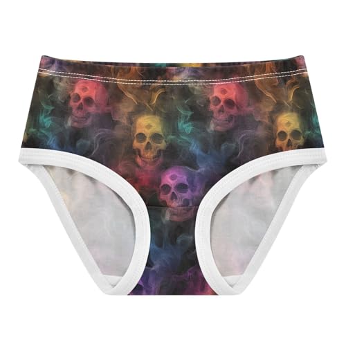 Colorful Fog Skull Black Toddler Girls's Underwear 2T 202c1119 - Main Image