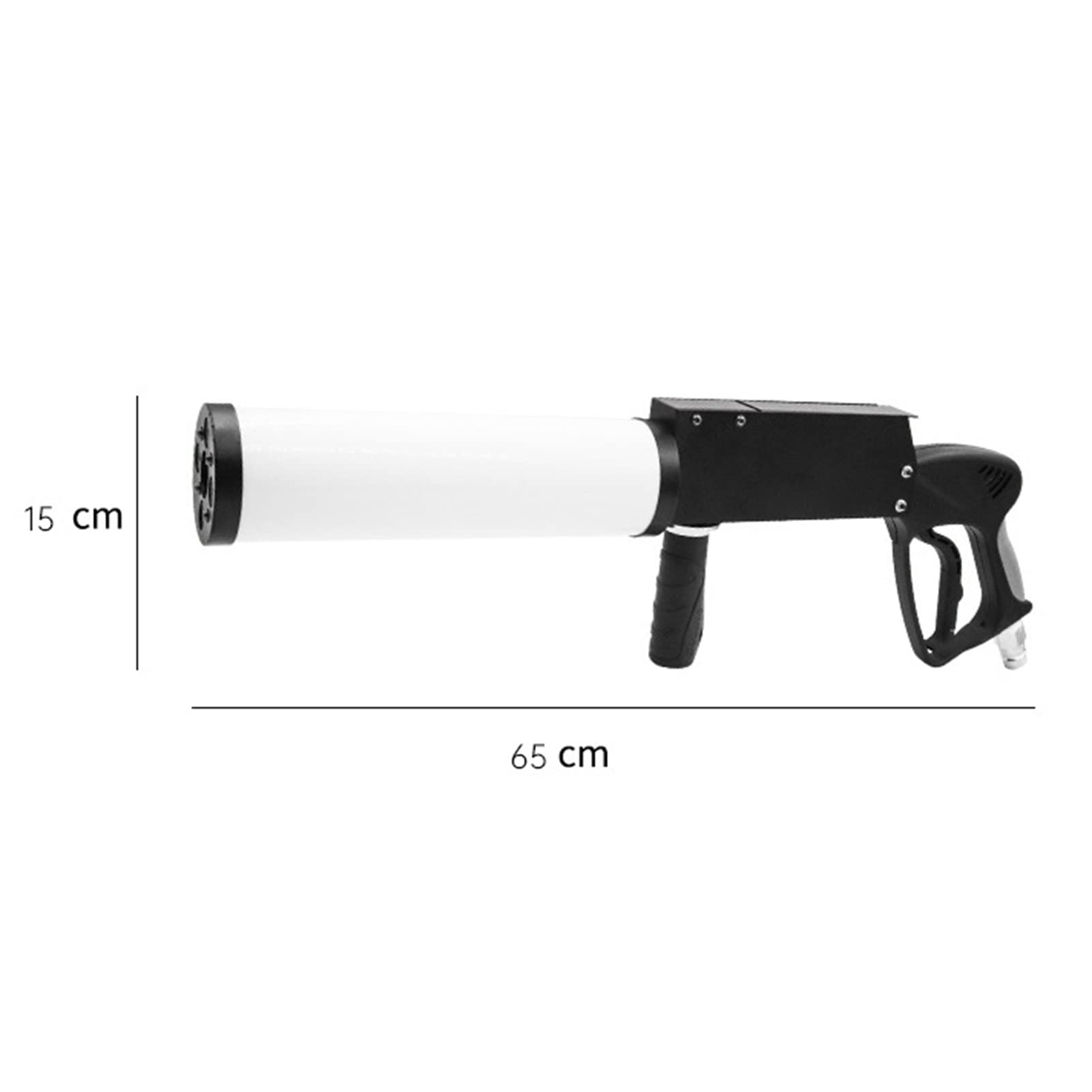 Pistola De Columna De Aire LED para Fiesta, Pistola De CO2 Criogénica De Mano, Efecto De Chorro De DJ En Club Nocturno, Colorido con Manguera De Gas, Pistola De Humo, Efecto De Escenario