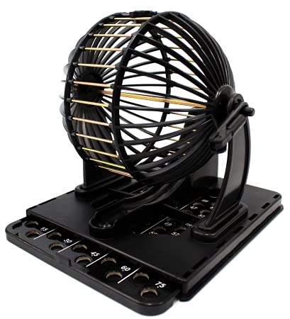 PerfectPitch Bingo Machine Cage Game Set with Balls44; Classic