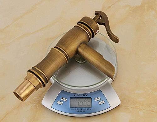 Robinet de salle de bain cascade avec mitigeur rétro en laiton robuste