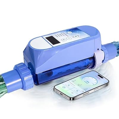 Smart Saltwater Pool Chlorinator System, up to 22,000 Gallons Pool, Salt Water Chlorine Generator with Smart APP Remote Contro, for Above Ground Pool,85M³/20g/h