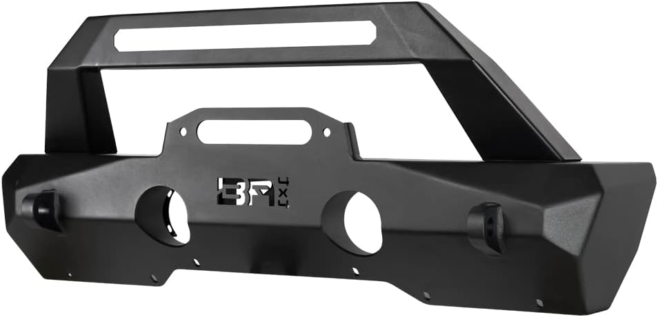 Body Armor Orion Stubby Bumper Fits 2007-2022 Jeep Gladiator JT,Wrangler JK/JL JP-19535