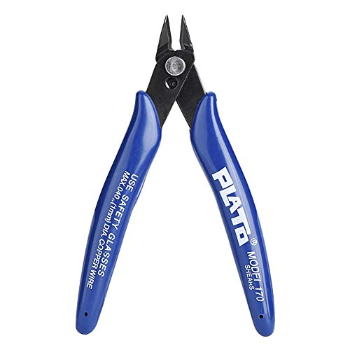 3D Printer Cutting Pliers 3D Printer Model 170 Diagonal Pliers, High Carbon Steel Jaw 3D Printer Side Cutting Nippers Precision Cutter Pliers Diagonal Side Cutter Pliers Side Cutting Nippers #TOP6