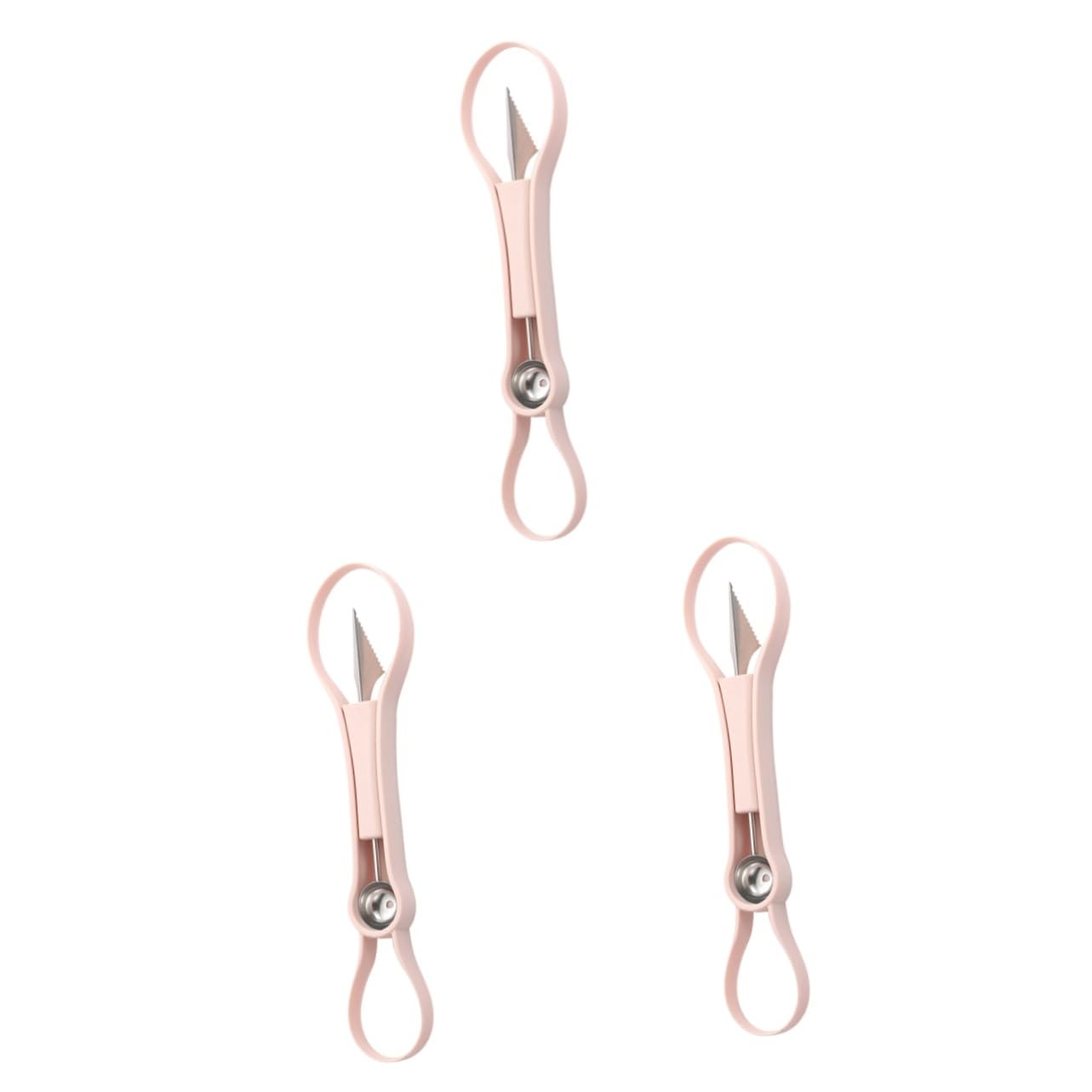 Gatuida 3piezas Cuchara De Melón Multifuncional Acero Inoxidable Herramienta De Corte y Decoración De Frutas Para Sandías y Melones Diseño Ergonómico y Ligero