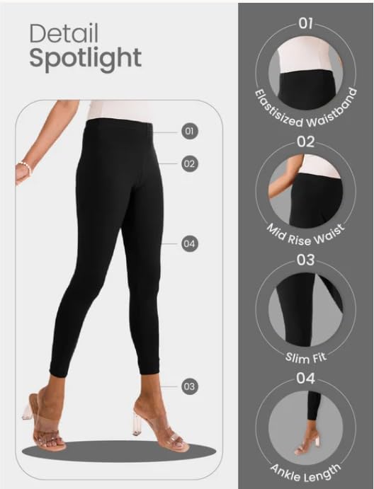 Image of Ultra-Comfy Stretch Leggings | 2-Way Stretch | High-Waisted Design | Perfect for Yoga, Gym, and Everyday Wear