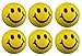 Produktbild 6 Stück Smiley Knautschball Antistressball in Gelb Softball Schaumstoff