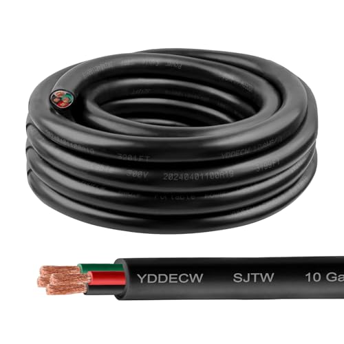 YDDECW 20 ft 10 AWG SJTW Cable