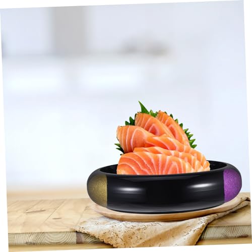 Plato para sushi conveniente de plástico tamaño familiar miniatura 5