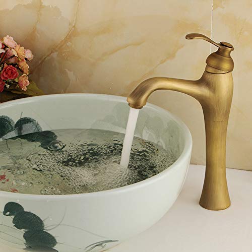 Robinet de lavabo rétro pour vasque à poser de salle de bain