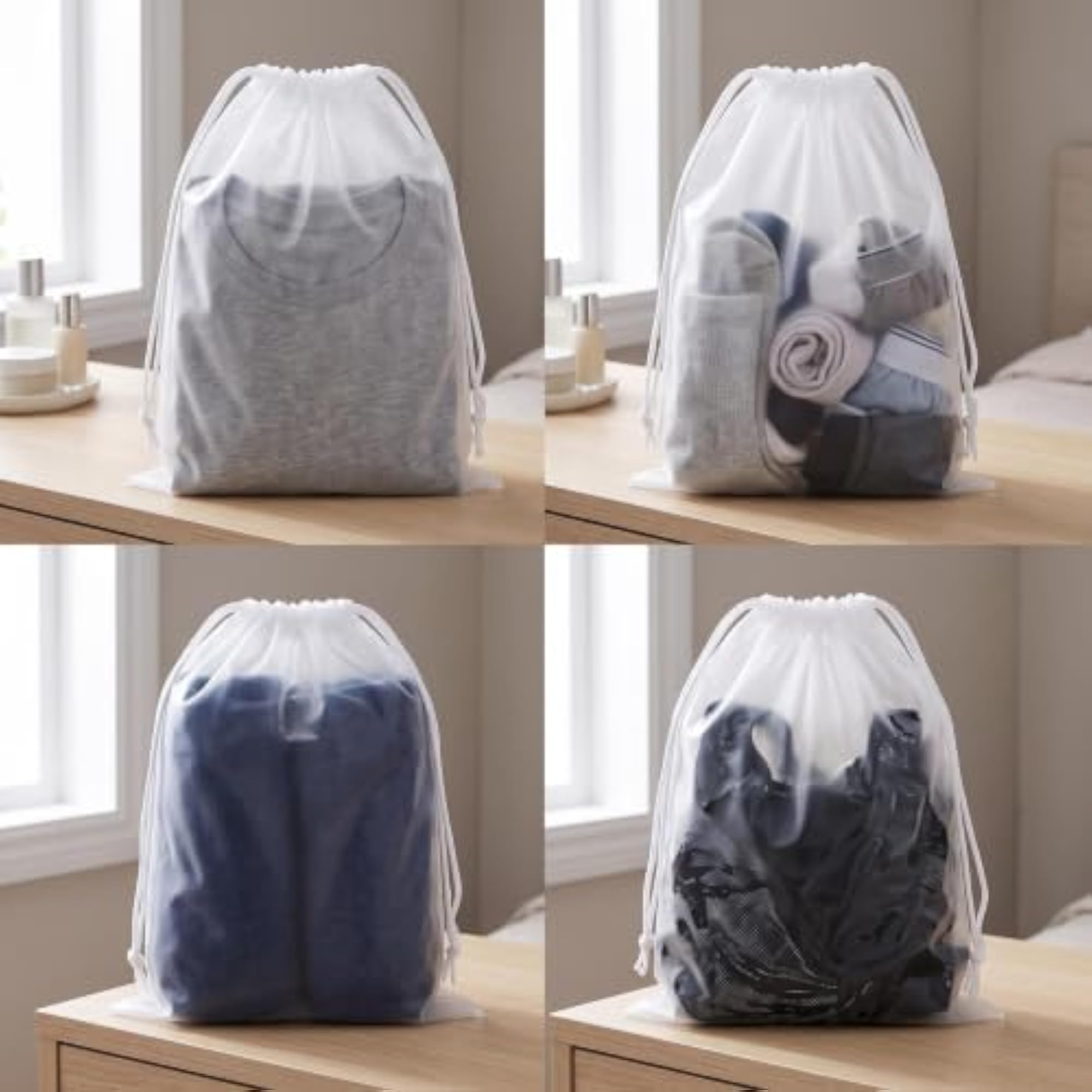 Drawstring Waterproof Storage Bag for Shoes