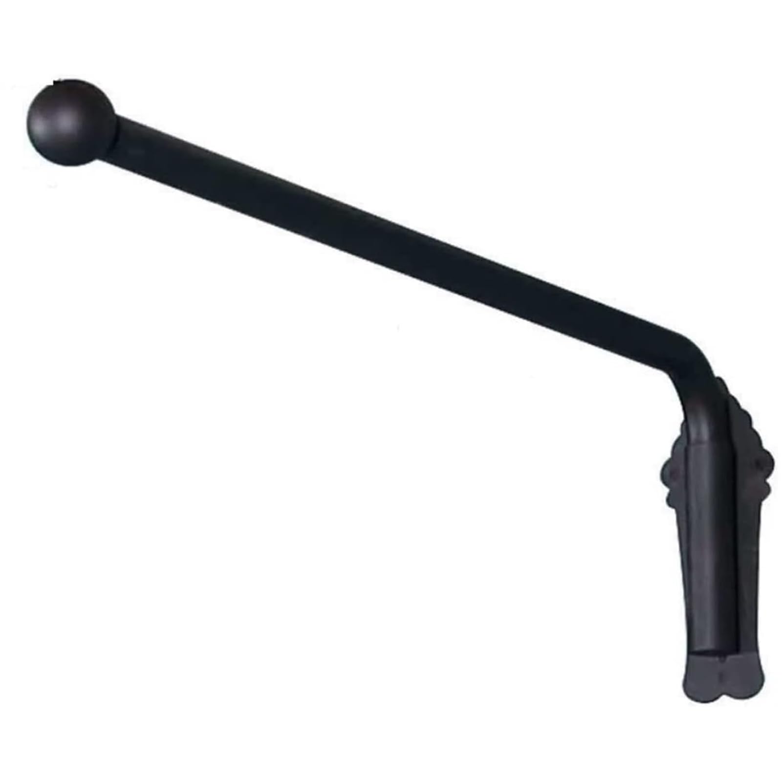 LYSDIANPU 70cm Heavy Duty Swing Arm Curtain Rods, 180 Degree Wide Angle Rotation, Portiere Rod For Side Panels Window Curtain Display Stand Drapery Arm Fdoor Curtain Rail Swing Arm Black