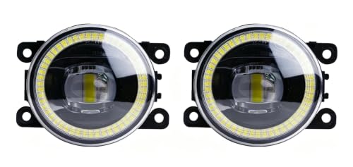 Antibrouillard Outlander LED 30W Anti-Brouillard Épais avec Phares Angel Eye DRL