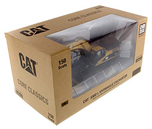CAT Caterpillar 330D L Hydraulic Excavator Core Classics Series with Operator 1/50 Diecast Model by