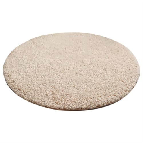 Tapis chambre à coucher rond grand format accessoires sol S2 - 2
