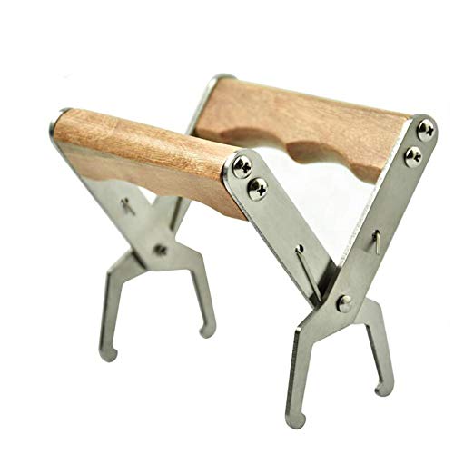 Chiloskit Wooden Handle Multifunction Bee Hive Tool Beekeeping Equipment Bee Frame Grip Tool...