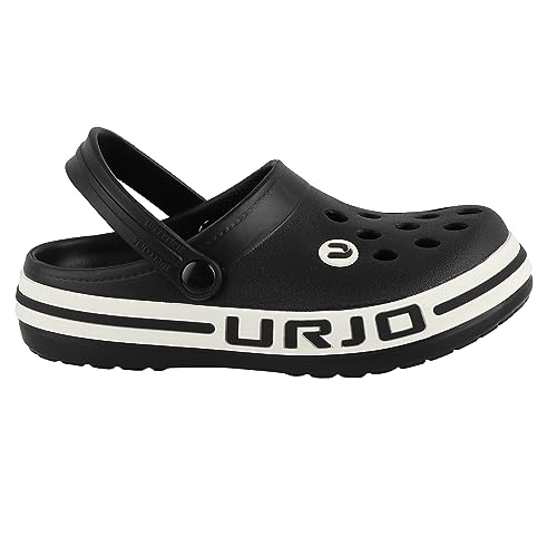 Image of URJO Streak Kid's Clogs /Sandals with Adjustable Back Strap Ultra Soft & Flexibility Anti Skid Comfortable Waterproof Daily Mules Clogs /Sandals Boy's & Girl's