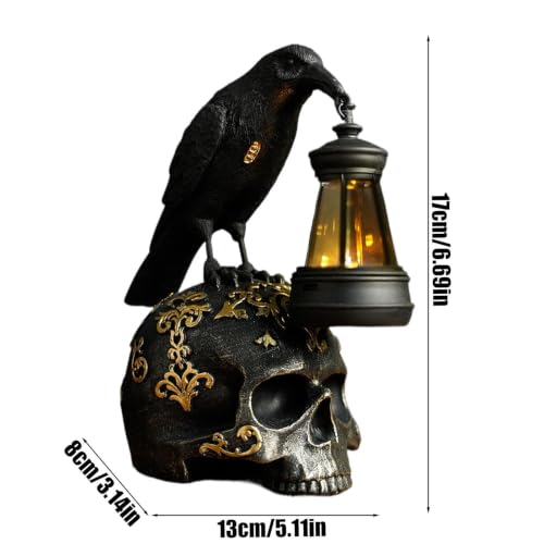 Statue de corbeau résistante aux intempéries pour pelouse et terrasse - 6