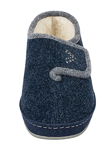 Ladies felt slippers Model 2064 - warmly lined with virgin wool for cold feet4