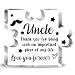 VIESUJI Uncle Gifts Best Uncles Ever Fathers Day Birthday Gifts For Uncle from Niece Nephew Thank You Acrylic Desk Decorations for Men Fathers Day Christmas Gift for Him