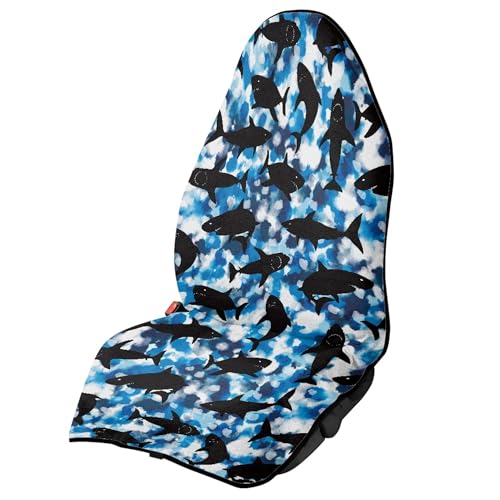 Funda de asiento impermeable con base antideslizante y estampado original de tiburón