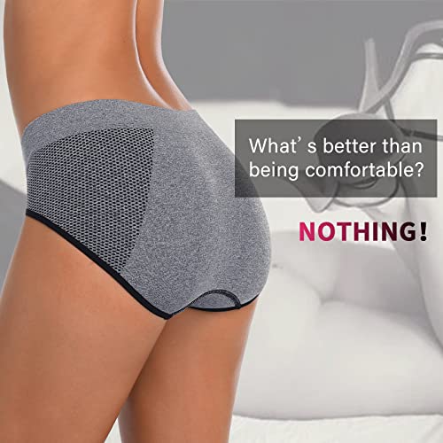 Culayii Women's Breathable Underwear, Full Coverage Tagless Mesh Cool Performance Brief Panties For Women, B-5 Pack, Xl #TOP3