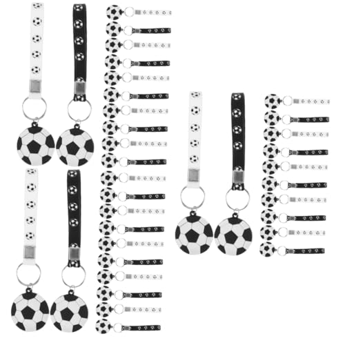 Porte-clés de football pour cadeaux de fête, lot de 36 souvenirs pour invités