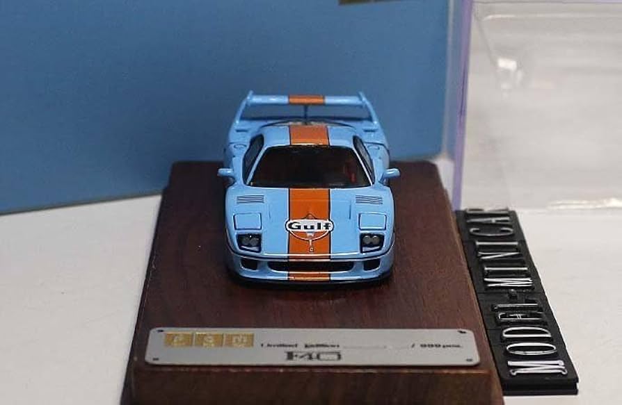ミニカー PGM Ferrari F40 Gulf 1/64 1/64 PGM Ferrari F40 LM GULF Rectangle base - 【MR BBR