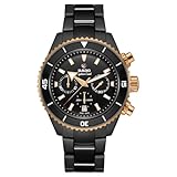 Rado -Captain Cook-Mens-Swiss Automatic Watch-High Tech Ceramic-Sapphire Crystal -43mm