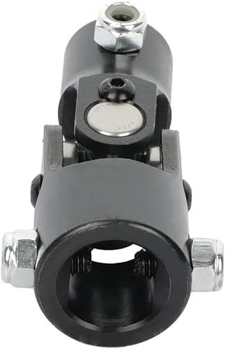 Miniatura 3 de SCITOO Dirección U-Joint 1" DD a 34" DD Acoplador de junta en U de eje de dirección único Acoplamiento universal negro